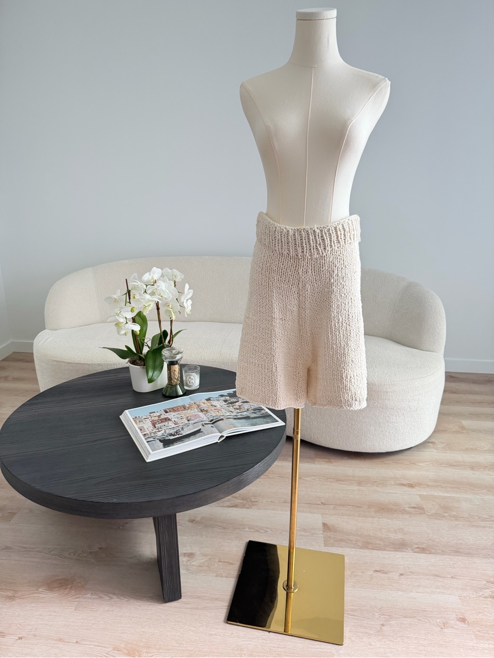 Lauren Manoogian Sepia Handknit Shorts $450